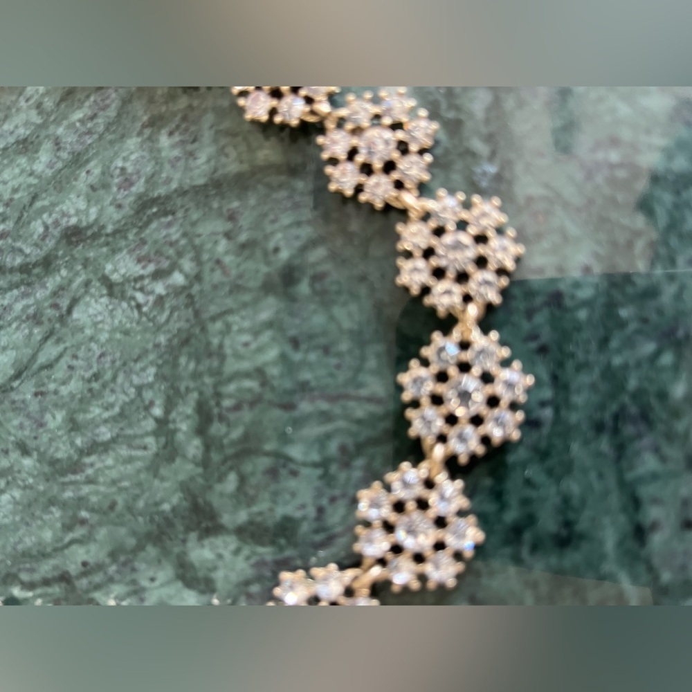 J. Crew snowflake-like design necklace - Picture 3 of 7
